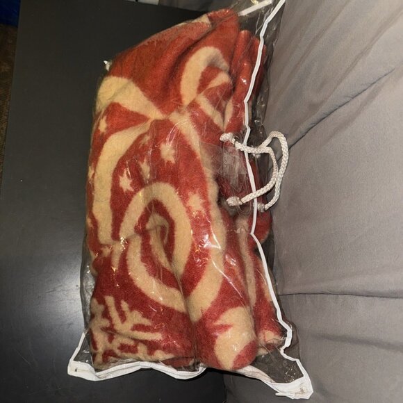 100% Yak Pashmina Wool Shawl Reversible Blanket HEAVY THICK 60”x48” With Bag - Picture 16 of 16